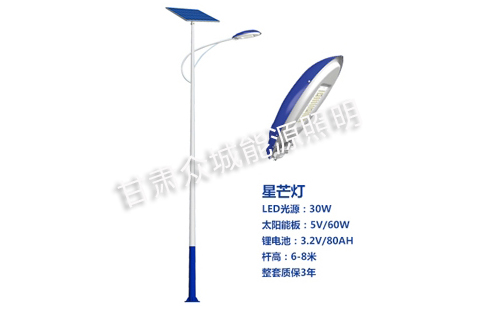 阿克陶太阳能路灯核心技术参数解读